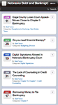 Mobile Screenshot of nebraskadebtbankruptcyblog.com